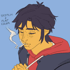 flat color